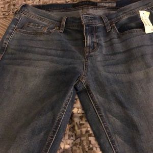 Brand new blue jeans